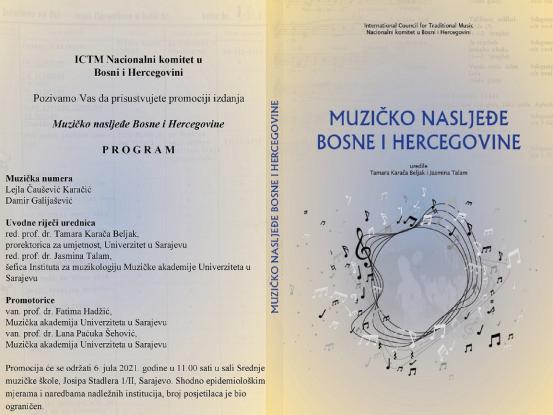 Promocija Zbornika radova "Muzičko nasljeđe Bosne i Hercegovine"
