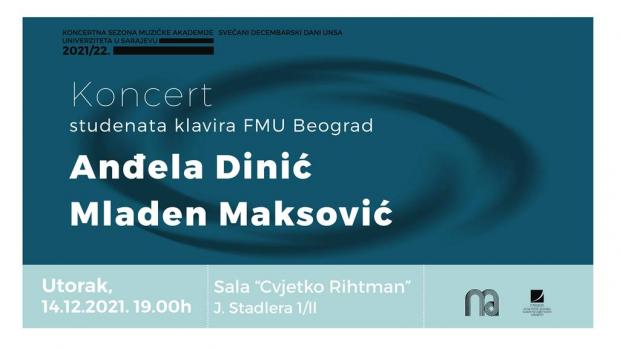 Koncert studenata klavira Fakulteta muzičke umetnosti u Beogradu