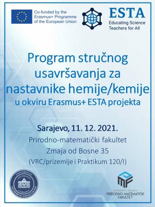 Program stručnog usavršavanja za nastavnike hemije/kemije u okviru Erasmus+ ESTA projekta