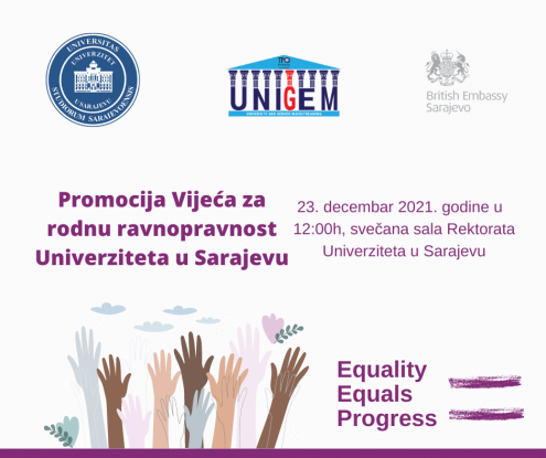 Promocija Vijeća za rodnu ravnopravnost Univerziteta u Sarajevu
