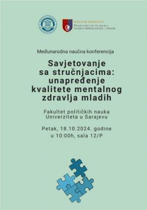 Međunarodna naučna konferencija “Savjetovanje sa stručnjacima: unapređenje kvalitete mentalnog zdravlja mladih” povodom obilježavanja Svjetskog dana mentalnog zdravlja