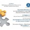 Univerzitetski master-kurs „Politike transparentnosti i prevencije korupcije u okviru javne uprave“
