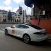 Demonstracijske vožnje električnim automobilom Tesla Model S