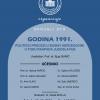 Okrugli sto "Godina 1991: Politički procesi u Bosni i Hercegovini u toku raspada Jugoslavije"