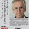 Četvrto predavanje sa diskusijom iz serije memorijalnih predavanja posvećenih prof. dr. Zdravku Grebi | Prof. dr. Edin Šarčević „Pravo naroda na samoopredjeljenje sa otcjepljenjem“ 
