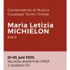 Majstorska radionica na MAS UNSA: Prof. Maria Letizia Michielon, klavir (1-5. juni 2022.)