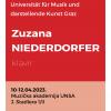 Zuzana Niederdorfer sa Universität für Musik und darstellende Kunst Graz na Muzičkoj akademiji UNSA