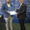 Uručene zahvalnice| Dekan Fakulteta za saobraćaj i komunikacije Univerziteta u Sarajevu prof. dr. Amel Kosovac upriličio je prijem za Ibričić Aldena i Vrabac Adija