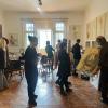 Posjeta studenata Akademije likovnih umjetnosti UNSA ateljeu akademskog slikara i grafičara Irfana Hoze
