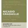 Profesor Nicasio Gradaille sa Conservatorio Superior de Música de Vigo na Muzičkoj akademiji UNSA 