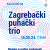 Zagrebački puhački trio nastupa u okviru 17. Majskih muzičkih svečanosti