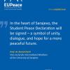 Potpisivanje Studentske deklaracije o miru