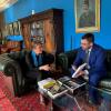Direktor Instituta za istraživanje zločina protiv čovječnosti i međunarodnog prava UNSA posjetio Bošnjački institut – Fondacija Adila Zulfikarpašića