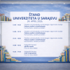 Program Univerziteta u Sarajevu za 24. april 2026.