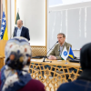 Prof. dr. Abdel Hakim Murad i studenti Cambridge Muslim Collegea iz Velike Britanije na Fakultetu islamskih nauka UNSA