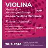 Masterclass i stručno predavanje za učenike i nastavnike violine u Žepču i Novom Travniku, voditeljica mr. Lorena Milina Marinković